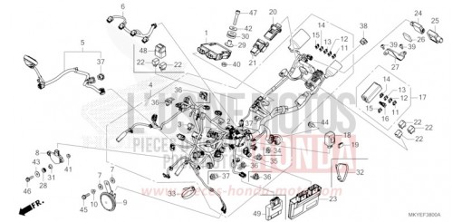 WIRE HARNESS CB650RACR de 2024